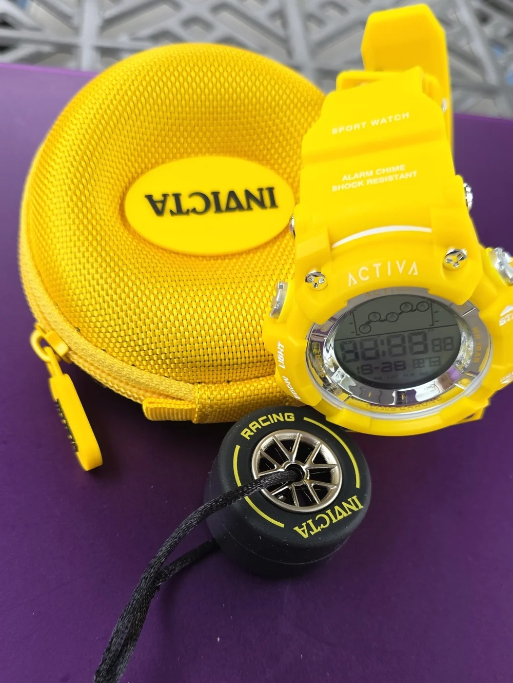 763. Set Activa Rally Edition X Invicta - Men's, Women's Watch - 50mm, Yellow